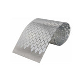 Plastic Foil Stickers 10x5 MM Oval (1 Sheet, 750+ Pieces) Silver Color For Packing Coding Identification Markers